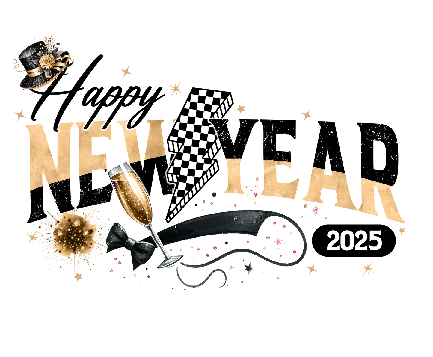 2025 Happy New Years Designs