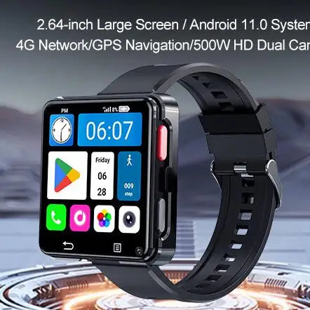 2024 BeeShi 4G Dual Camera Video Smartwatch