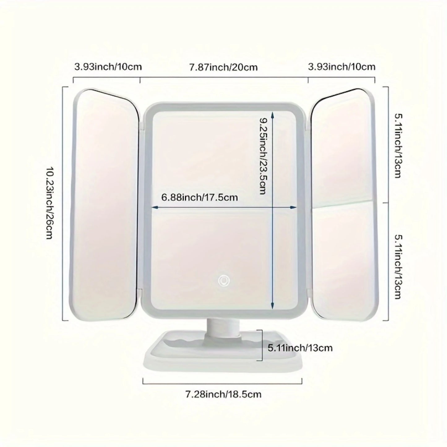 GlamFold™ Vanity Mirror