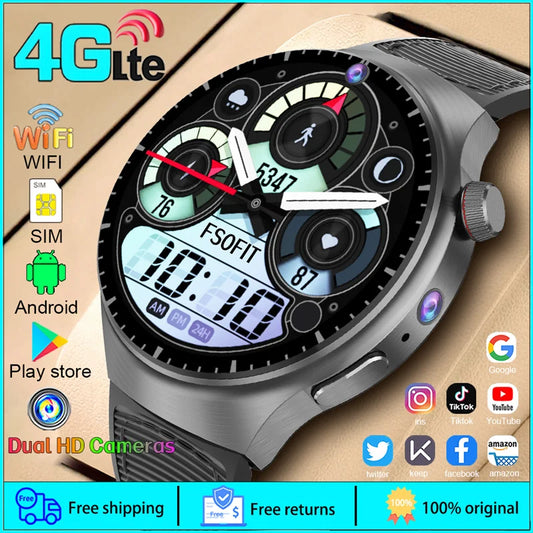 2024 EranTech 4G Dual Camera Video Smartwatch