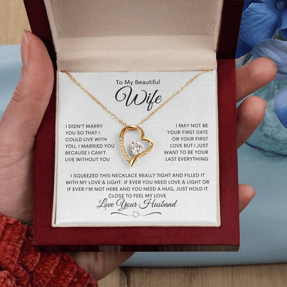 To My Wife - Forever Love Necklace