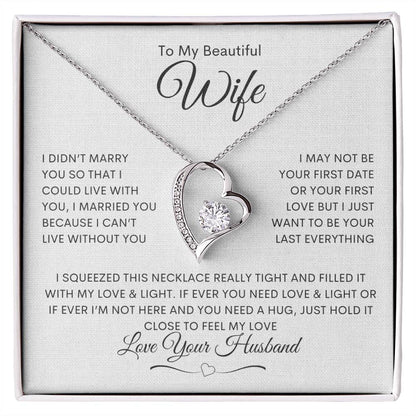 To My Wife - Forever Love Necklace