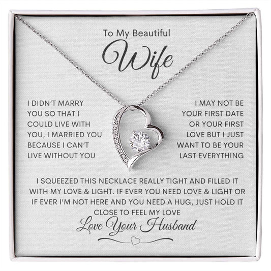 To My Wife - Forever Love Necklace