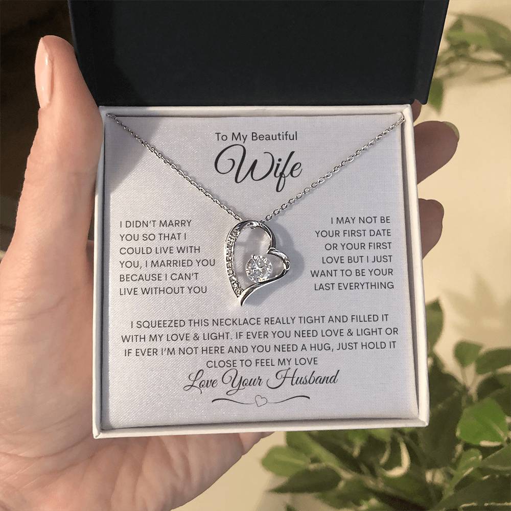 To My Wife - Forever Love Necklace