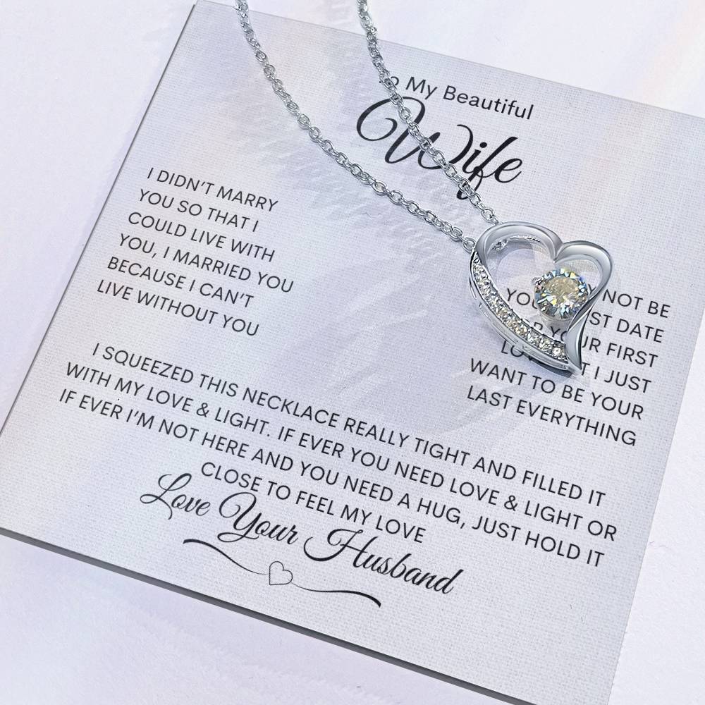 To My Wife - Forever Love Necklace