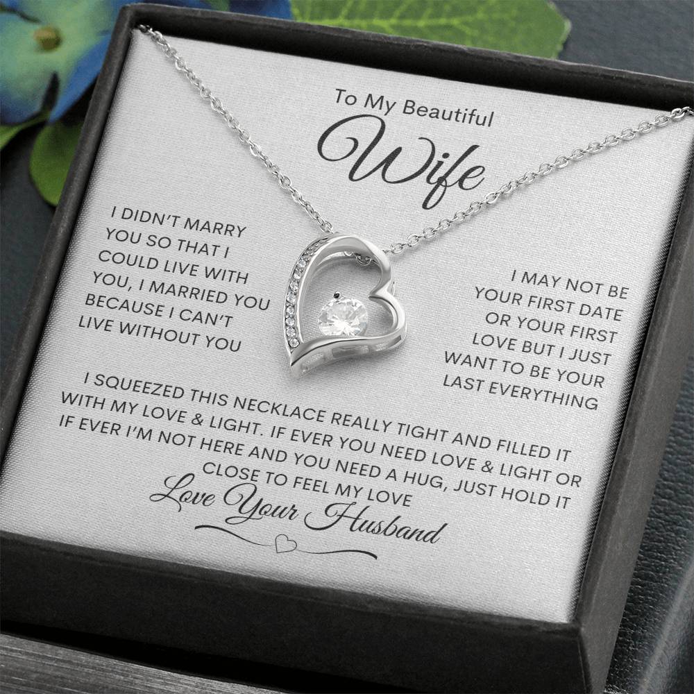 To My Wife - Forever Love Necklace