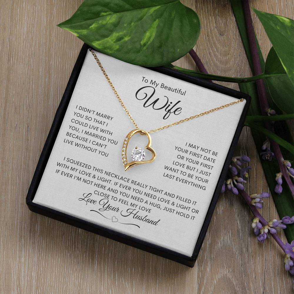 To My Wife - Forever Love Necklace